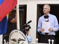 Déclaration de Julian Assange à  l’Ambassade d’Equateur à  Londres.