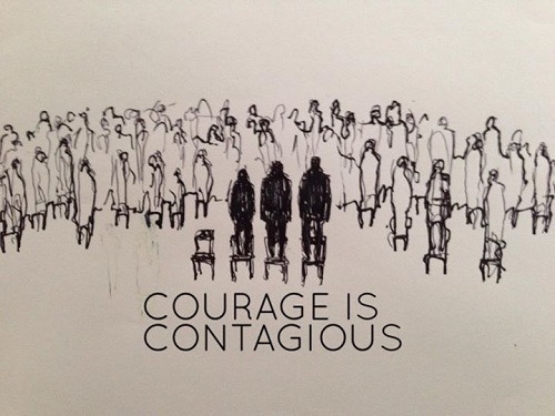 Alerte : le courage est contagieux