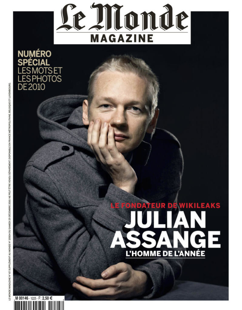 Julian Assange, homme de l’année pour « Le Monde »